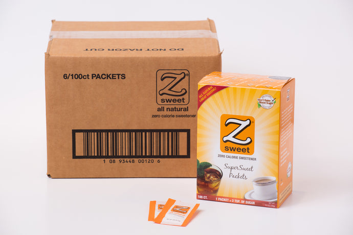 Zsweet® All-Natural SuperSweet Packets Case (6 Boxes)